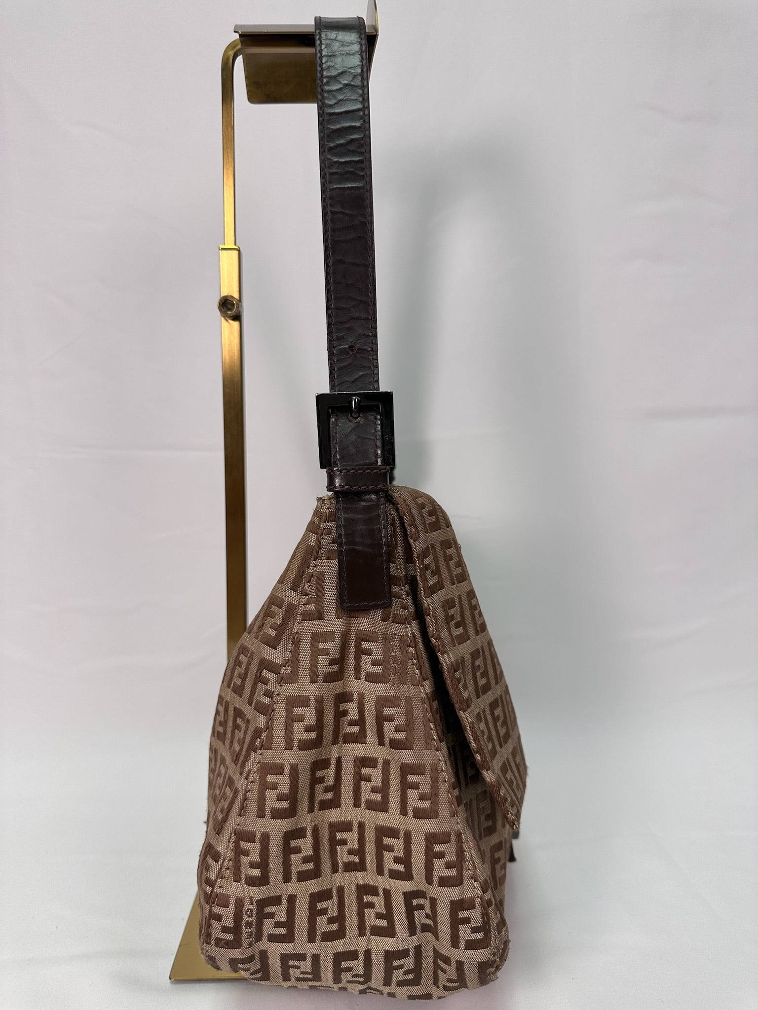 Fendi Mamma Baguette in Zucchino