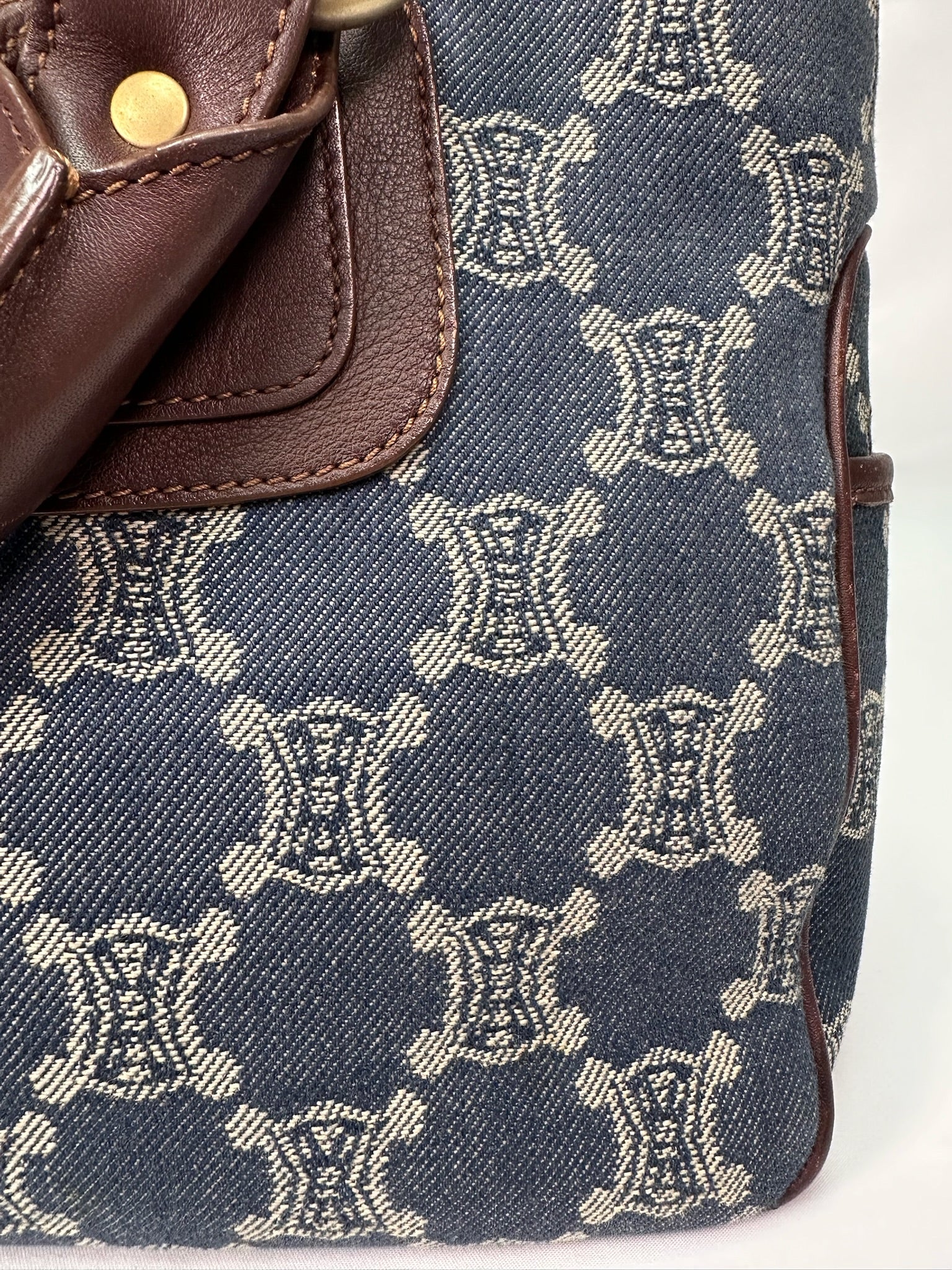 Celine Boogie in Logo Denim