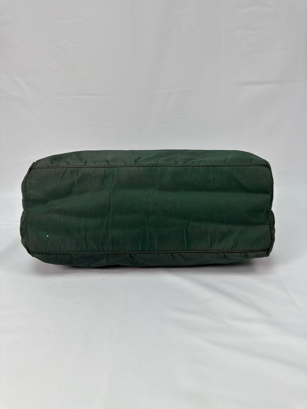 Prada Nylon Logo Tote in Green