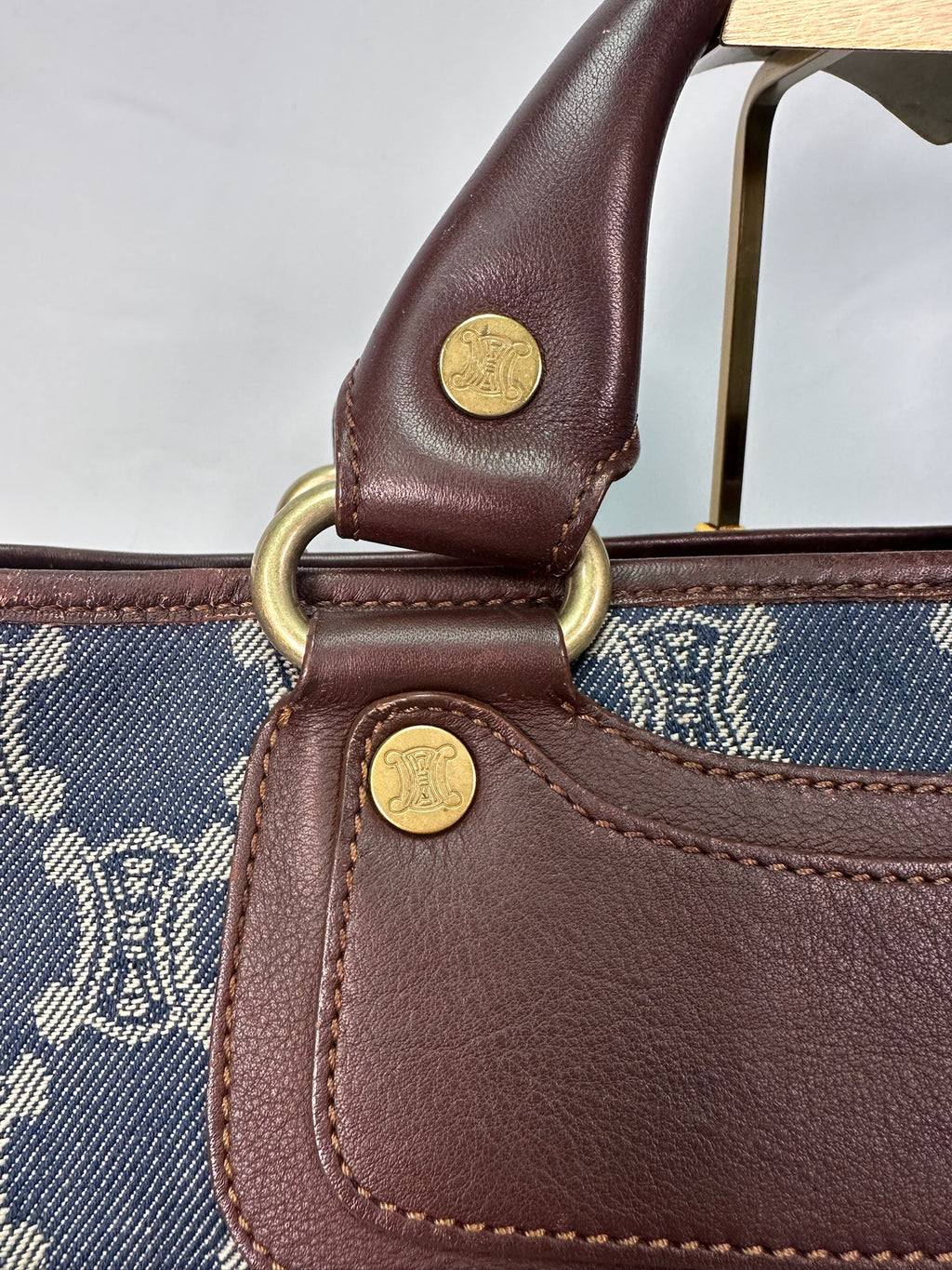 Celine Boogie in Logo Denim
