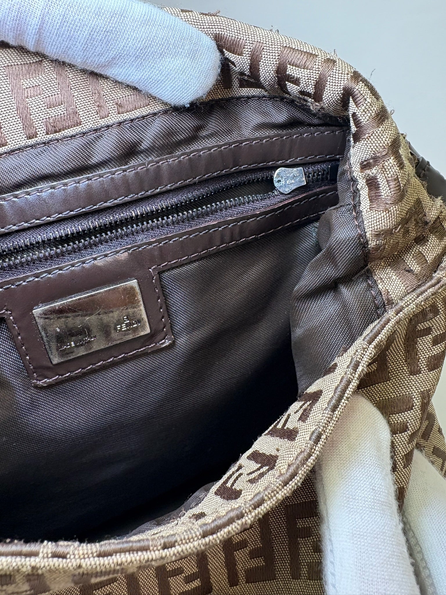 Fendi Mamma Baguette in Zucchino
