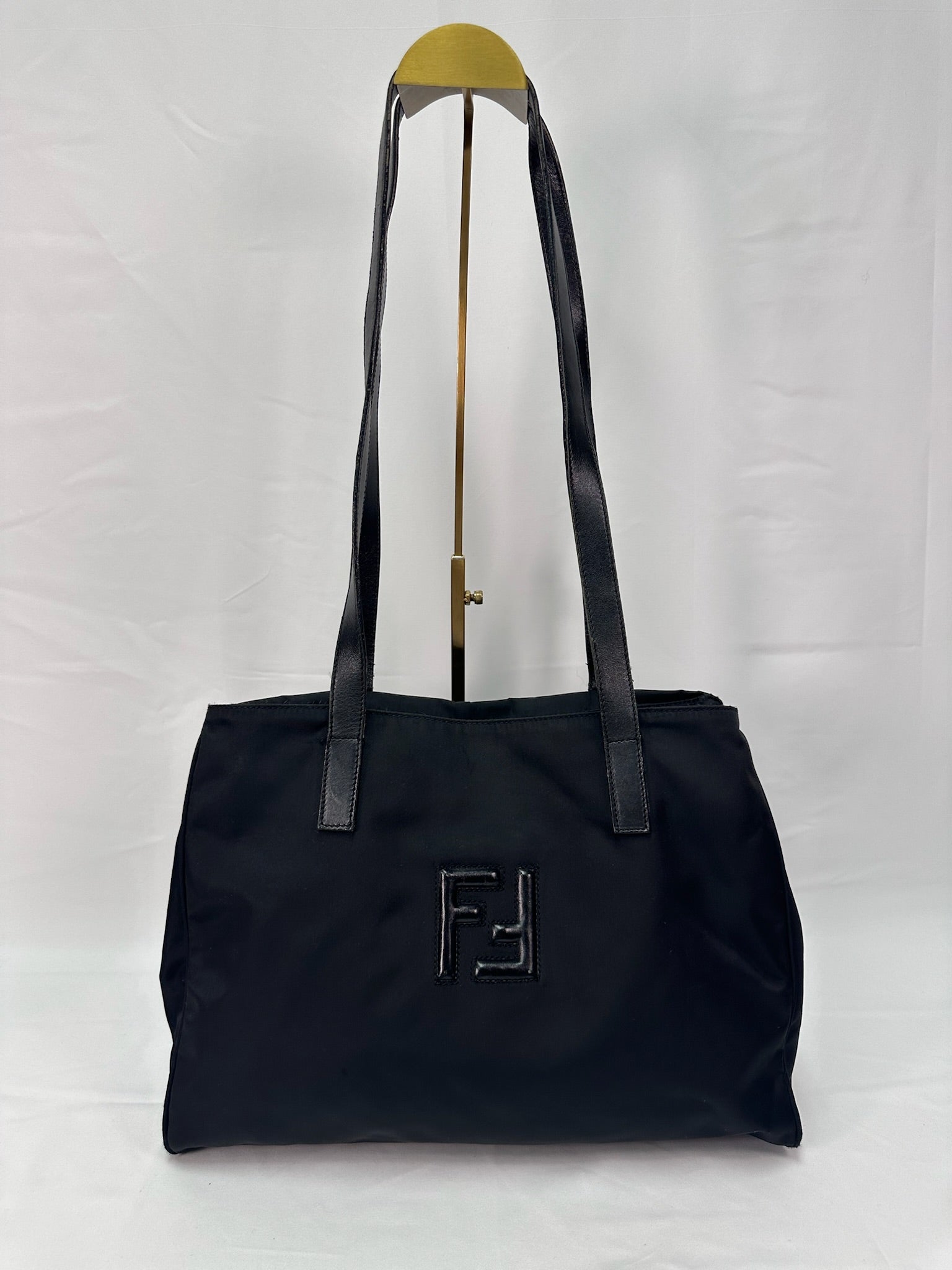 Fendi Nylon Shopper Tote