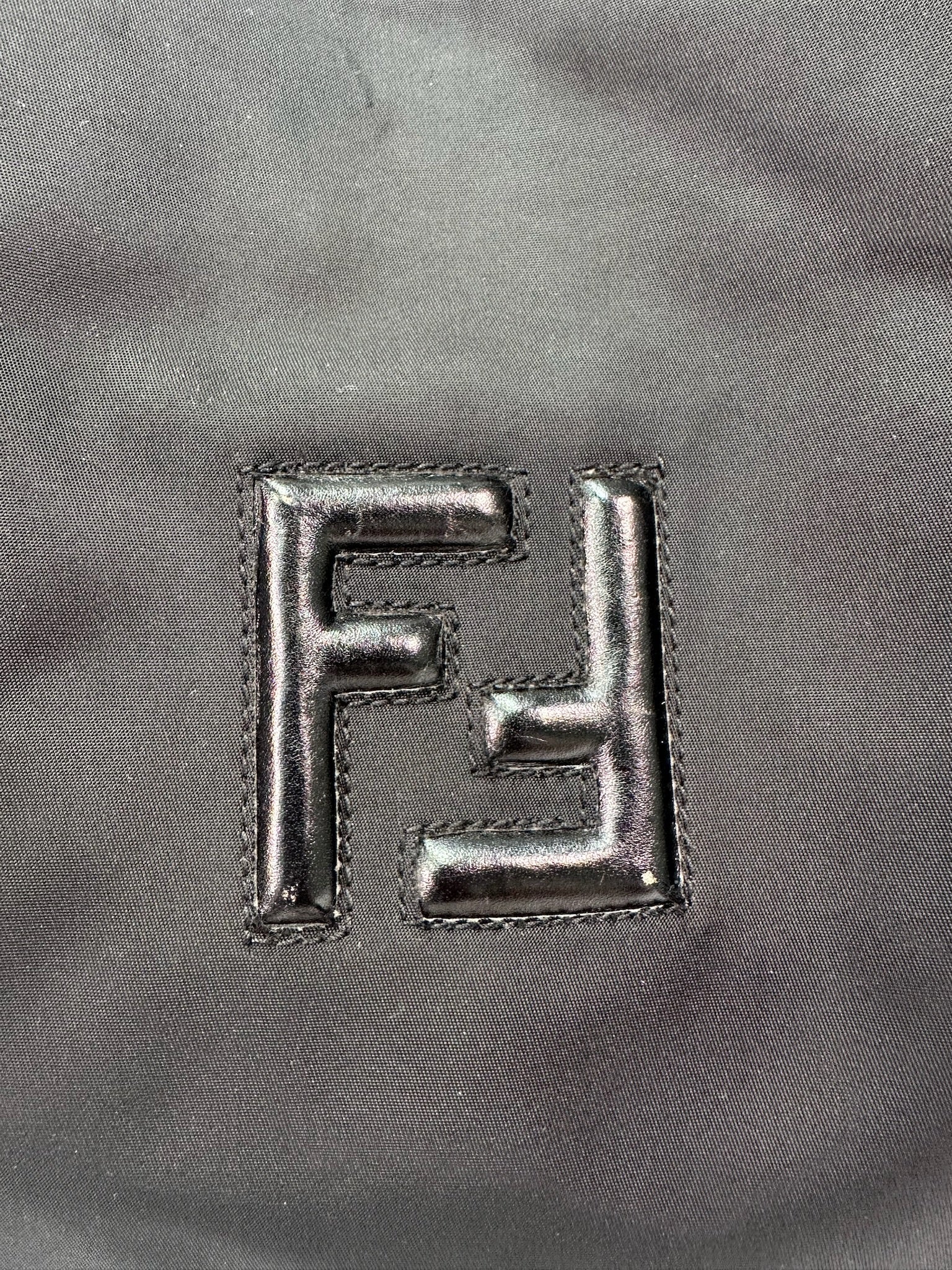 Fendi Nylon Shopper Tote