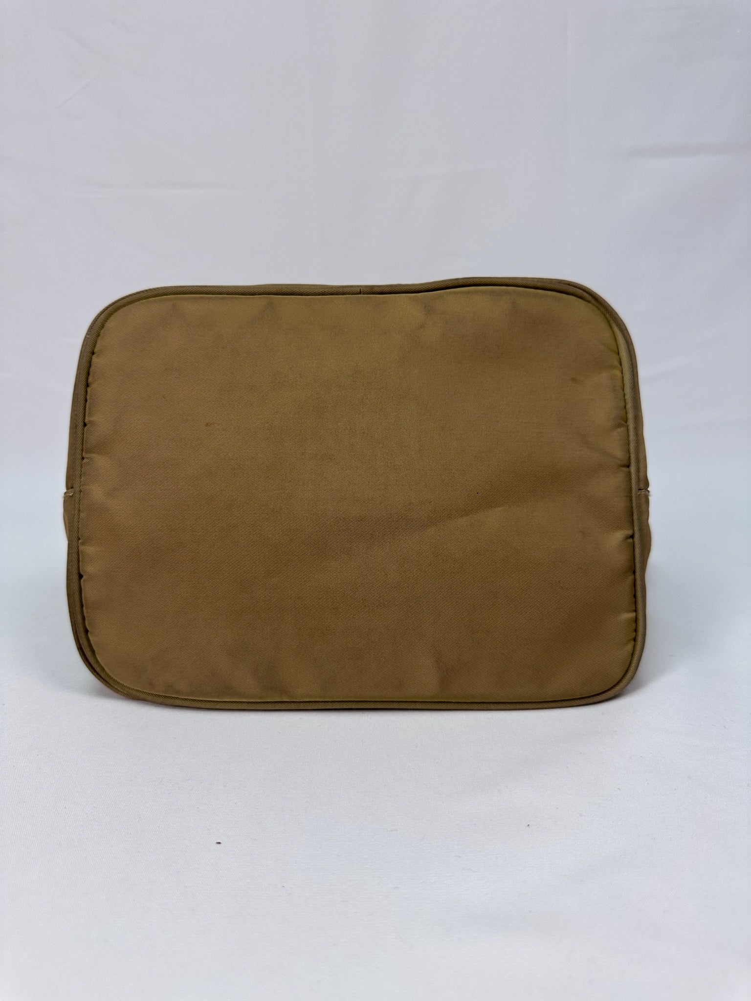 Prada Nylon Mini Tote in Khaki