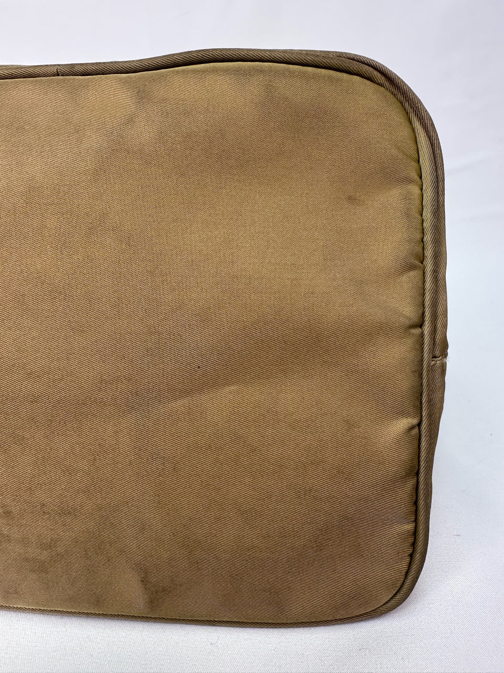 Prada Nylon Mini Tote in Khaki